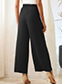 WMNS Gypsy Style Lightweight and Soft Pants - Double Sash Tie